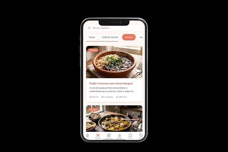 Biblioteca de Receitas Saudáveis